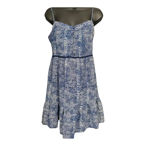 Blue Rain Miah Tribal Mini Dress Size Small - Picture 4 of 12